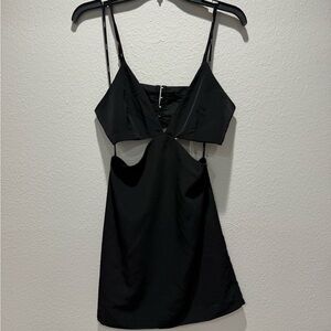 Forever 21 Black Dress with Cutout Detail
